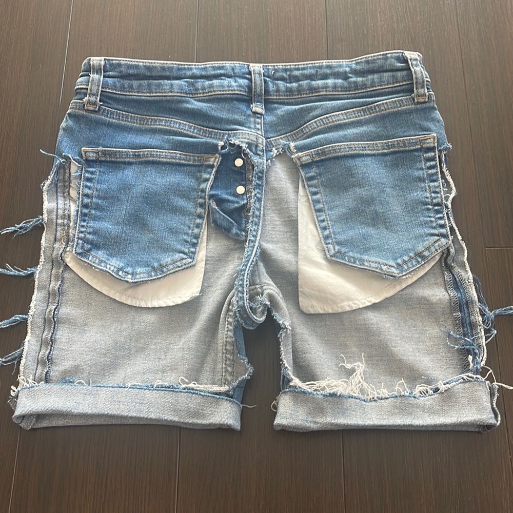Unique! Topman distressed shorts size 30